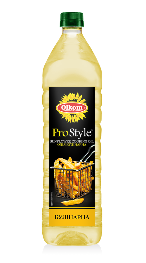 Масло кулинарное Sunflower Cooking Oil Pro Style 1л ТМ Олком