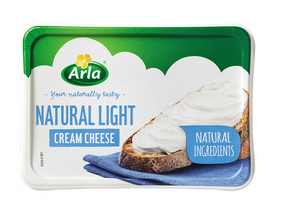 Крем-сыр Натуральный легкий 200 г 16% ТМ Arla