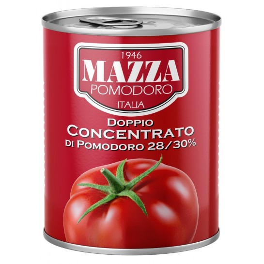 Подвійний концентрат томатної пасти 400г ж/б ТМ Mazza