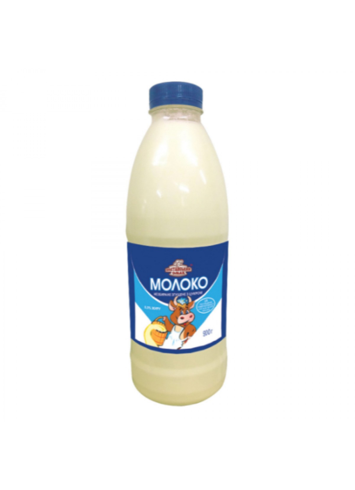 Молоко незбиране згущене з цукром 8,5% 380г бутилка ТМ Полтавський смак