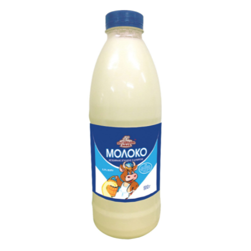 Молоко цельное сгущенное с сахаром 8,5% 900г бутылка ТМ Полтавський смак 