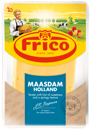 Сыр Маздам 45% нарезка 150 г. ТМ Фрико