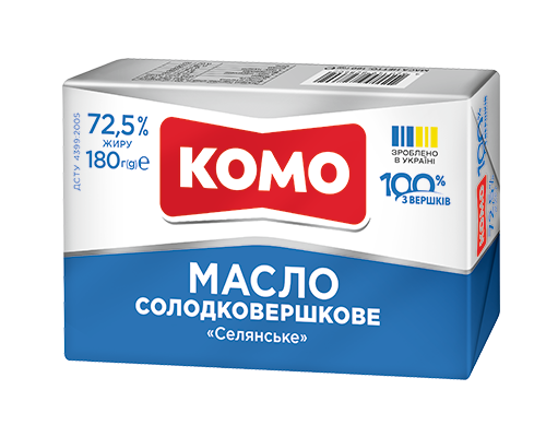 Масло солодковершкове