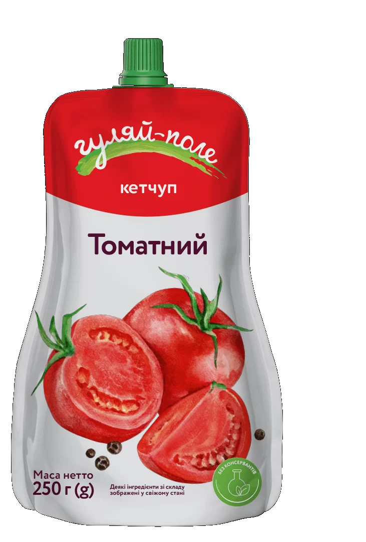 Кетчуп Томатний дойпак 250 г ТМ Гуляй-поле