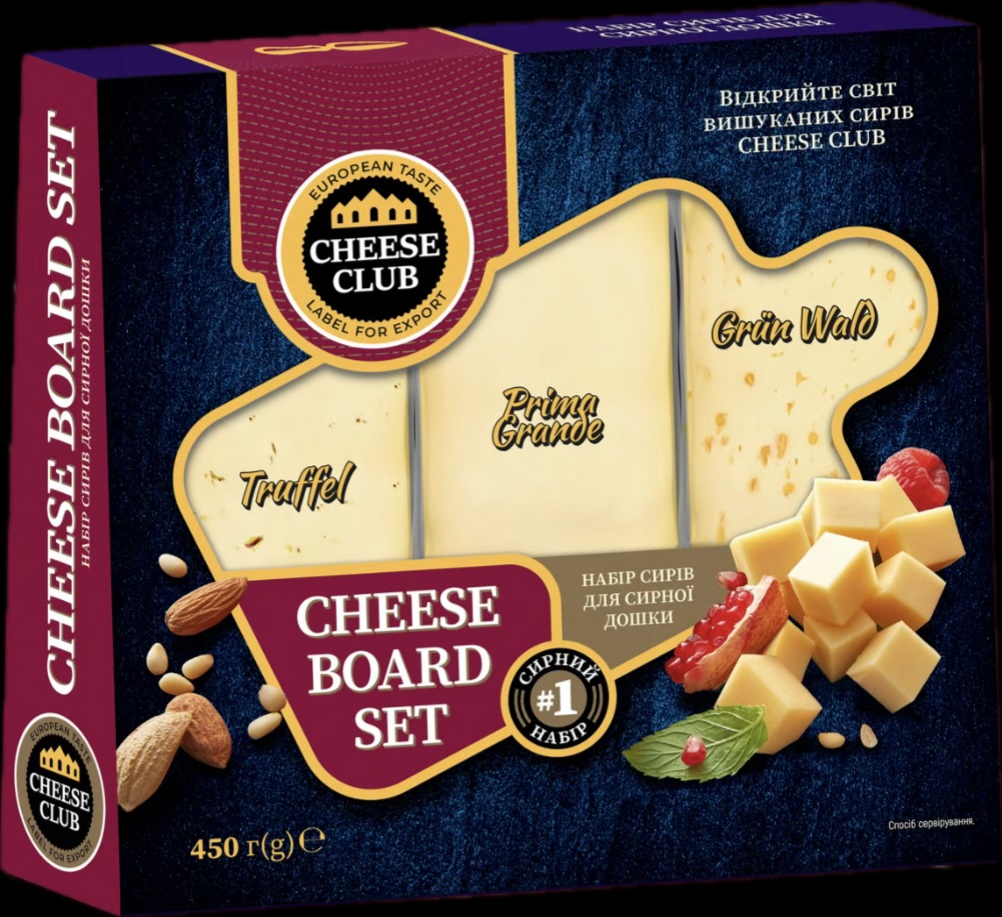 Набор сыров для сырной доски 450 г TM CHEESE CLUB