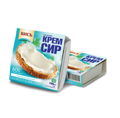 Крем-сир 60% 160г ТМ Вись