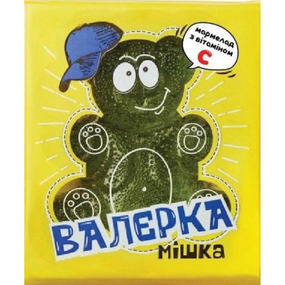 Мармелад з цукром Мішка Валєрка Яблуко 100г