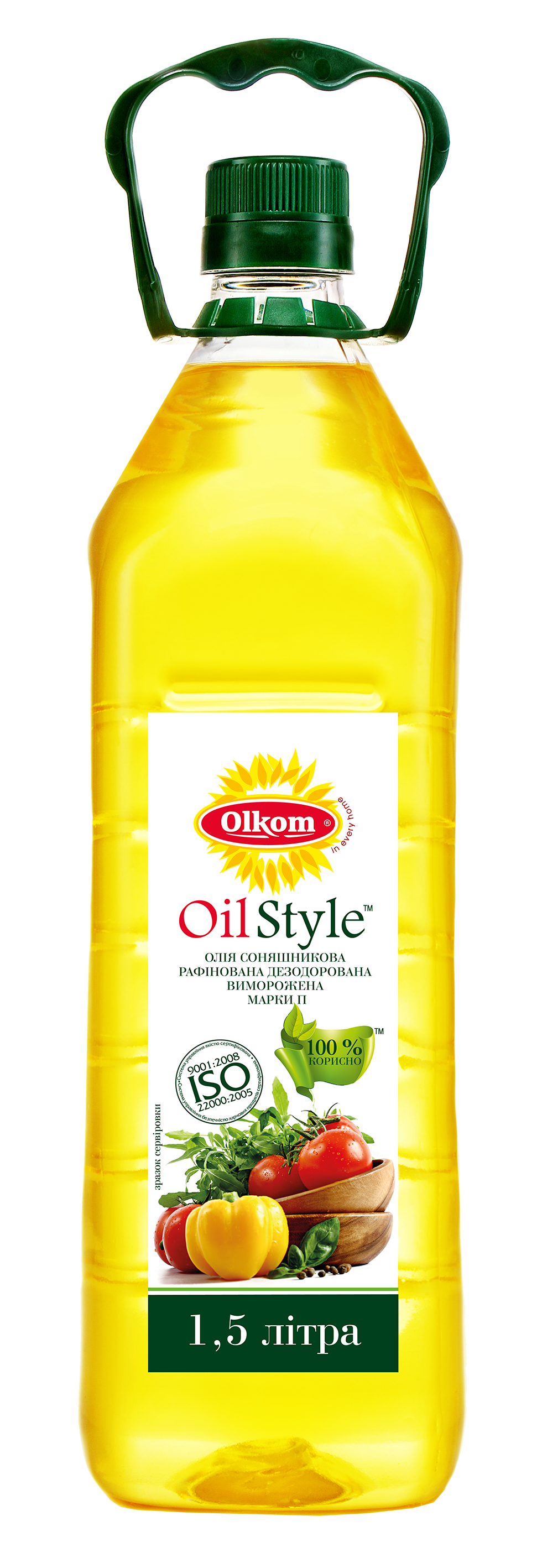 Олія соняшникова 1,5 л Oil Style ТМ Олком