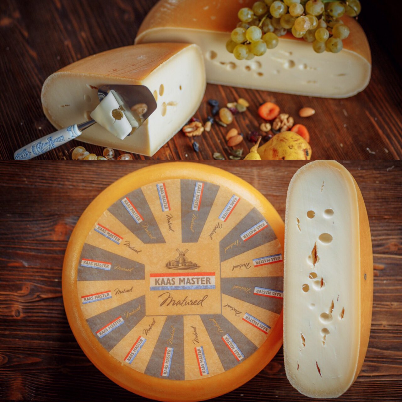 Сир Витриманий 4-7 міс. (MATURED) 1/4, ТМ Європейська сироварня