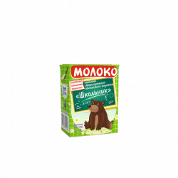 Молоко дитяче Школярик 3,2% 200г питне ультрапастеризоване ТМ Бабушкіна кринка